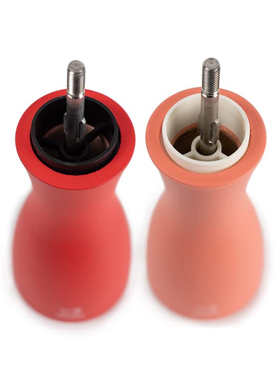 Peugeot Saveurs Peugeot Duo Tahiti Fire Pepper Mill + Salt Mill 15 cm, Black Pepper and Stone Salt Included - Image 3