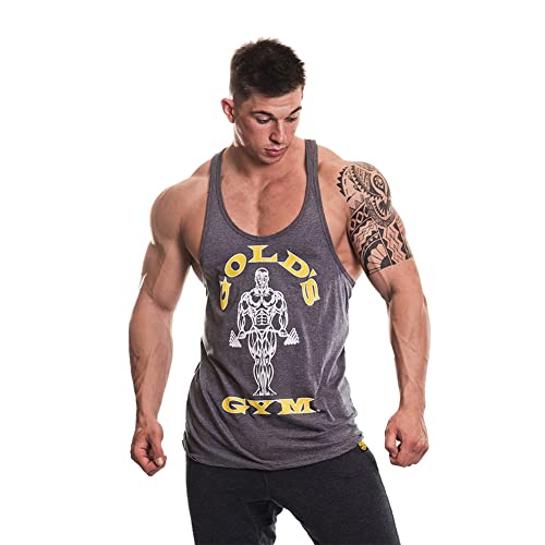 Gold's Gym Herren Golds Gym Unterhemd, Grau (Hellgrau), XXL EU