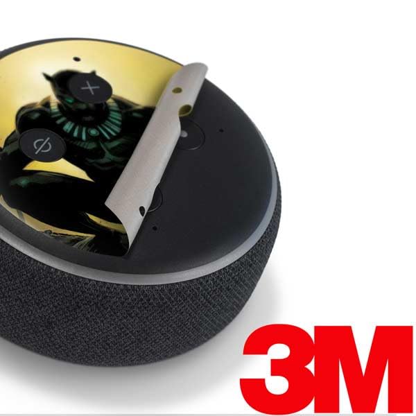 Skinit Decal Audio Skin Compatible with Amazon Echo Dot 3 - Officially Licensed Marvel Black Panther TChalla King of Wakanda Design