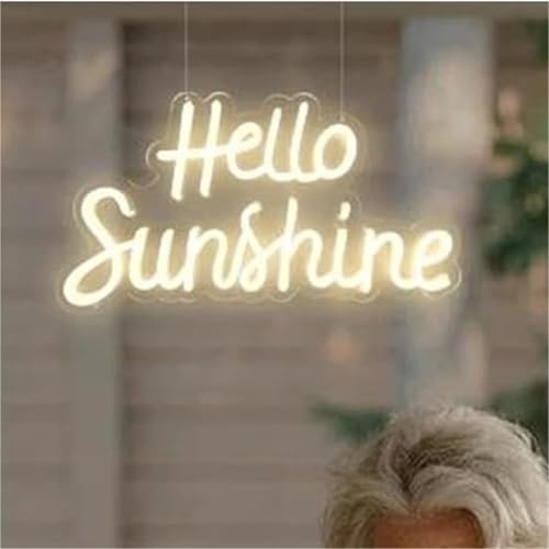 Enseigne néon Hello Sunshine pour illuminer les nuits d'enfants - 3
