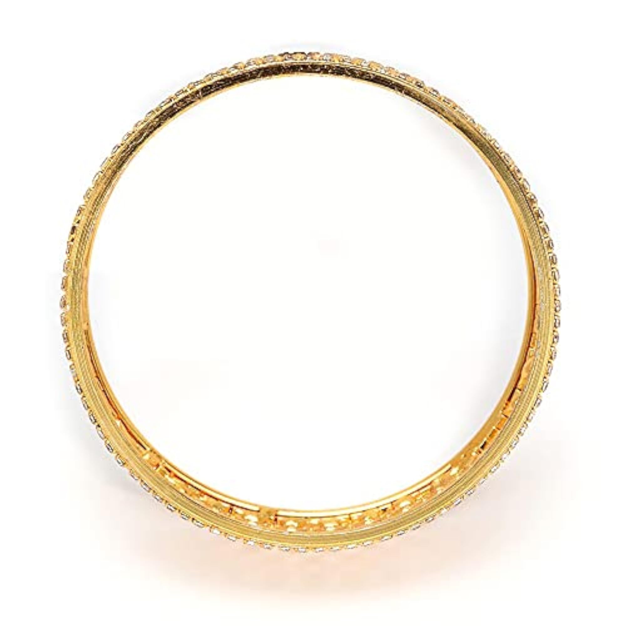 Stylish Plated Bangles Set of 2, Latest Traditional Design