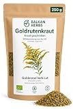 BIO Goldrutenkraut 250 g., Goldrutentee, getrocknet und geschnitten (Solidago virgaurea) Goldrutenkraut Tee von Balkan Herbs (250 g. (1-er Pack))