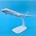 NUOYAYA Diecast Avión de aleación Modelos de aviones Kit de juguetes de aviones Eastern Airlines Damei Qinghai A320 Artesanía Retro Metal Souvenir Decoración del hogar Adorno Juguete Airbus 16cm