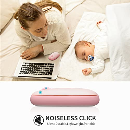 Rapoo Dual-Mode Bluetooth Mouse, Portable Wireless Mouse With Bt3.0/5.0 & 2.4Ghz Receiver,1300 Dpi Silent Mouse, Slim Computer Mouse For Laptop,Tablet, Pc And Mac #TOP2