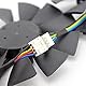 Dotodo 87 mm FDC10U12S9-C FDC10H12S9-C Grafikkartenventilator für ASUS GTX 980 Ti R9 390X 390 GTX 1060 1070 1080 Ti RX 480 RX480 Grafikkarten-Kühler