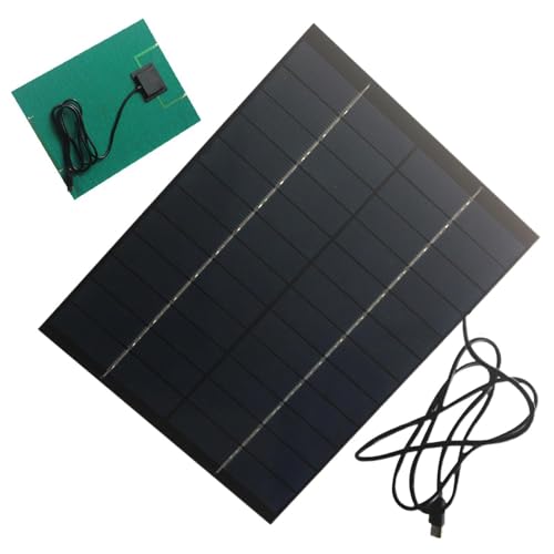 Panel solar de 24W de alta eficiencia para cargar baterías de cámaras en camping