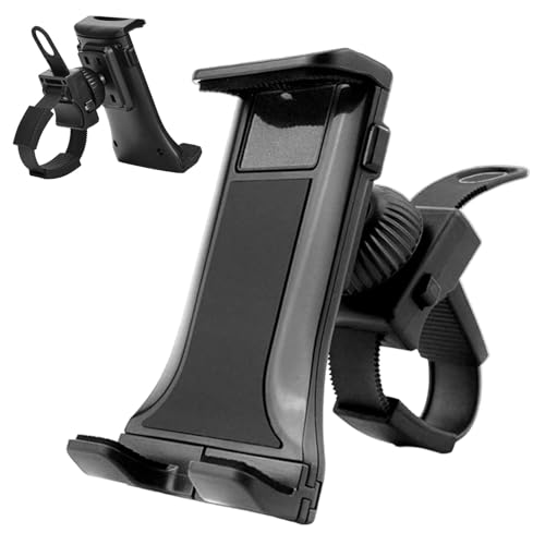 Soporte de teléfono para ciclismo en interiores - Soporte para teléfono móvil giratorio de 360 grados para cintas de correr y manillares | Accesorios seguros para aparatos de fitness para carritos de