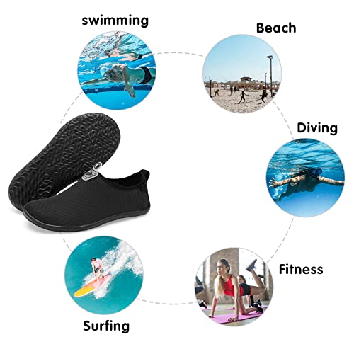Image of Spesoul Womens and Mens Water Shoes Breathable Quick Dry Soft Barefoot Aqua Socks for Hiking Swim Beach Surf Yoga Sport