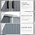 FRANSOUL 5x3FT Resin Outdoor Storage Shed, All Weather Waterproof Garden Storage Cabinet with Lockable Double Doors, Outside Utility Tool Sheds for Bikes and Patio, Light Gray
