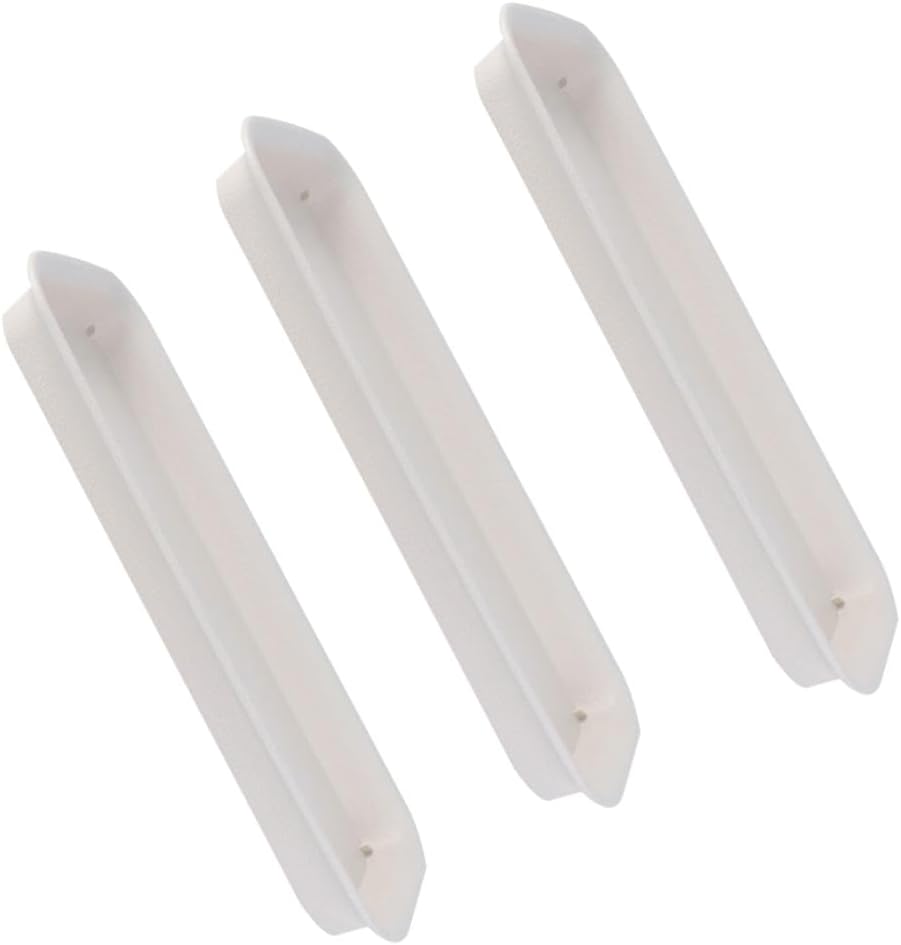 Healeved 3pcs Plastic Flowerpot Trays Rectangular Plant Saucer Elegant Square Plant Water Plate Bonsai Water Trays