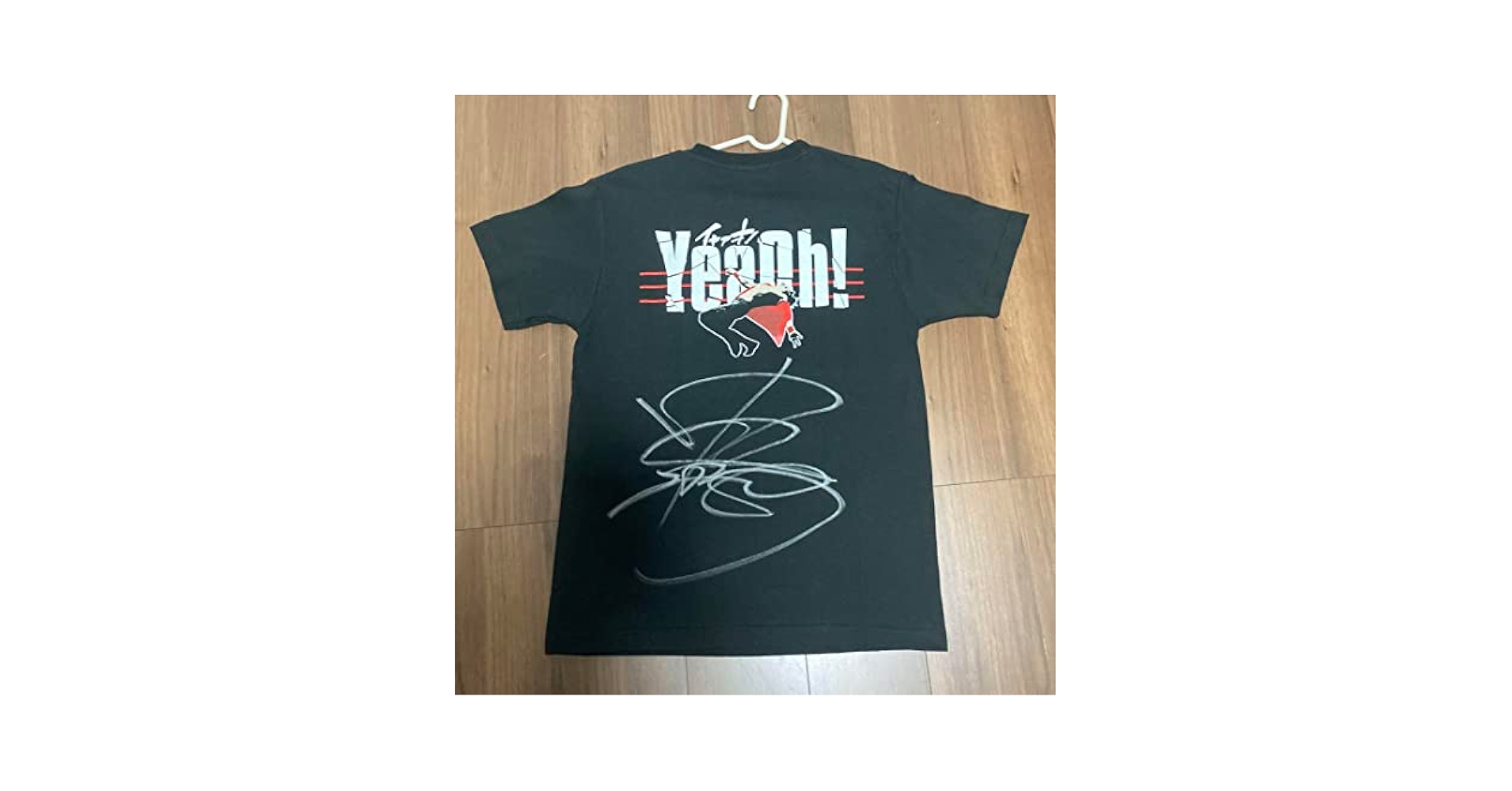 中邑真輔サイン入り Yeaoh Tシャツ Sサイズ 中邑真輔「YeaOh！」Tシャツ [新日本プロレスリング] | 公式