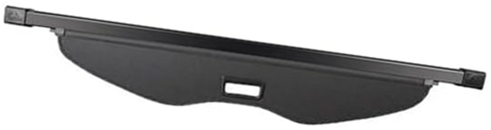 Fhjwqronte Black Canvas Rear Storage Fixing Frame Car Parcel Shelf, For Ssangyong, For Korando 2019 2020 2021 2022 Retractable Trunk Cargo Cover Privacy Storage(Black Canvas)