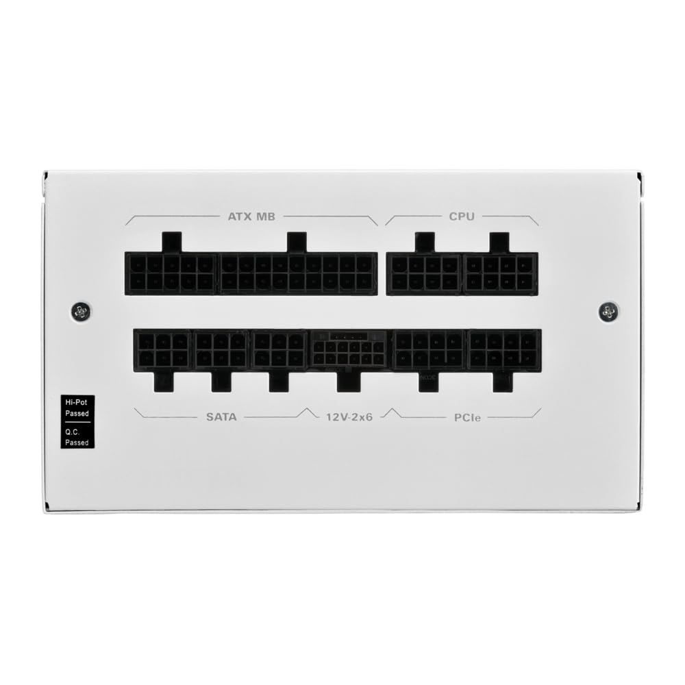 Sharkoon Fuente de Alimentación 1200W Certificación Cybenetics Platinum Rebel P20 Modular ATX 3.1 Silenciosa