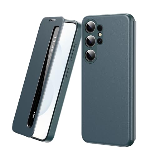 Protection intégrale Galaxy S25 Ultra étui cuir contre les chocs