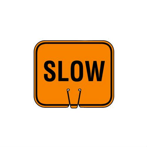 Mutual Industries 17729-0-1 Traffic Cone - Slow Cone Sign, 13