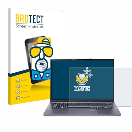 BROTECT Entspiegelungs-Schutzfolie für Acer Swift Go 14 AI Matte Displayschutz-Folie, Anti-Reflex, Anti-Fingerprint