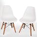 UrbanMod Kids Modern Style Chairs, [Set of 2] ABS Easy-Clean Chairs!! Highest Strength Capacity (330lbs)!