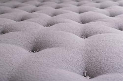 Image of ATOOTFUSION Soft Cotton Thick Foldable Mattress, Black, Firm Hand Crafted Tufted, Lightweight Rollable for Picnic Guest Sleeping (Light Grey, Small Double Bed 72X60X5 inches)