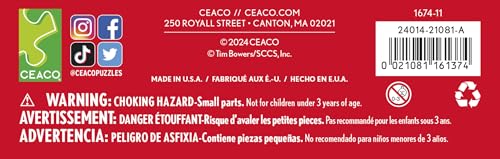 Ceaco - Puzzle de 100 piezas Holiday Christmas Time Gnomes para niños 5-6+ años miniatura 7