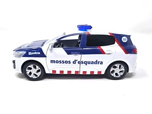 PLAYJOCS GT-8126 Coche MOSSOS. Coche metálico, Juguete para niños y coleccionistas.