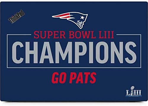 Skinit Decal Laptop Skin Compatible with Thinkpad X1 Carbon (6th Gen 2018) - Officially Licensed NFL Super Bowl LIII Champions Go Pats Design