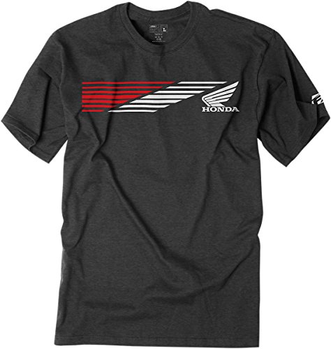 Image of Factory Effex Honda Speed T-Shirt (Medium) (Charcoal)