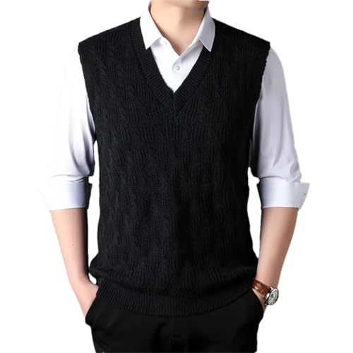Men Knit Pullover V Neck Argyle Sweater Vest Designer Sleeveless Clothing