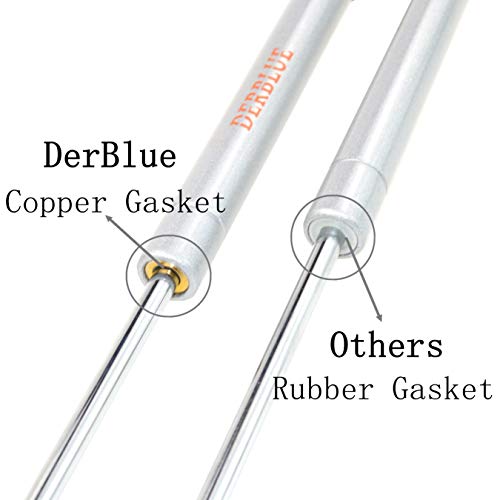 DerBlue 4 Pcs 100N/22.5lb Gas Strut Lift Support Cabinet Door Lift Pneumatic Support