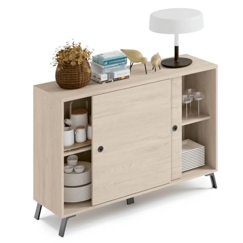 Miroytengo Muebles Pitarch Kamet Aparador, Aglomerado de partículas y melanina de Alta Densidad, Aurora, 87 x 120 x 40 cm