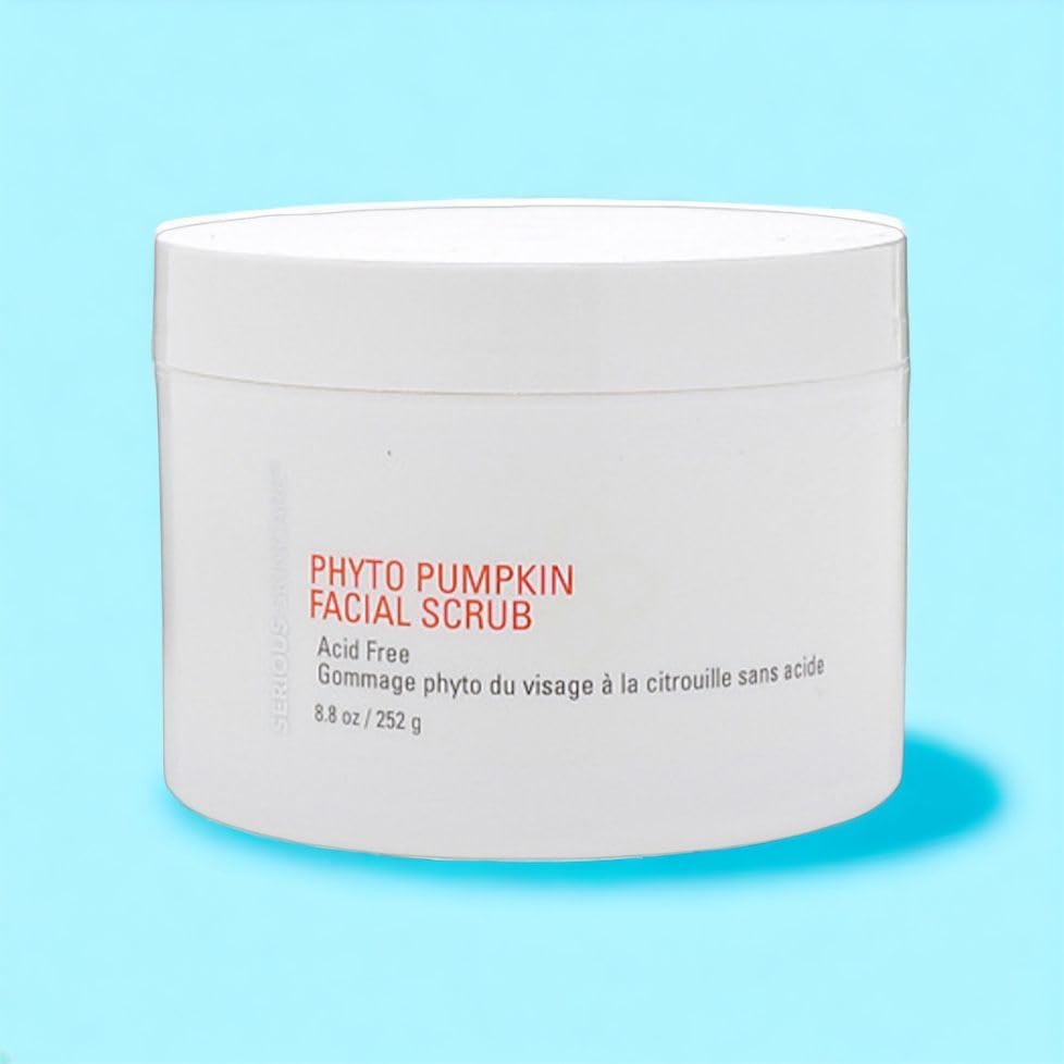 Miniatura 6 de Serious Skincare Phyto Pumpkin Exfoliante facial  Sin ácido  Rico en humedad  Tratamiento de exfoliación calmante de la piel con aceite de almendras