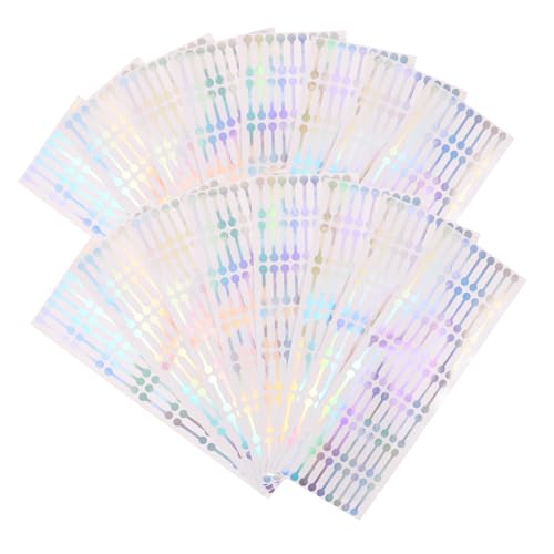 VILLCASE 500pcs Tamper Evident Sealing Stickers Bottle Caps Sealing Sticker Box for Essential Oil Packaging