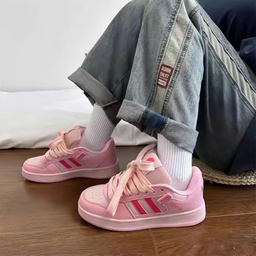 Y2k Walking Shoes Thick Sole Y2K Shoes Walking Cute Sneakers for Women Platform Chunky Kawaii Sneakers Aesthetic2