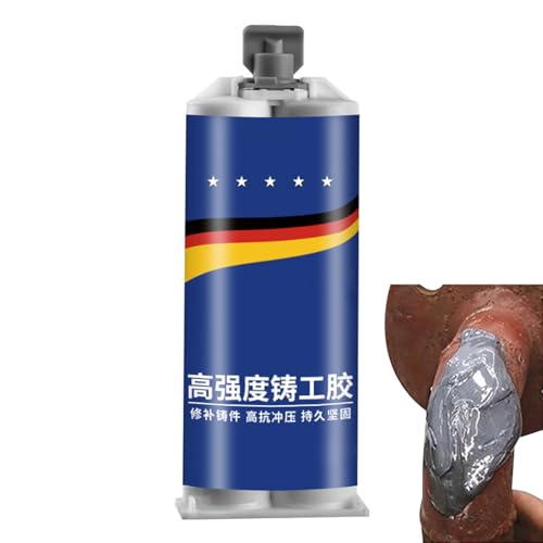 Metal Bonding Filler, Metal Bonding Repair Paste, Liquid Metals Filler, Repair Gel Paste, Cold Weld High Heat Resistant Glue, Magic Metals Cast Iron RepairPaste Set, for Casting Iron, Epoxy Glue
