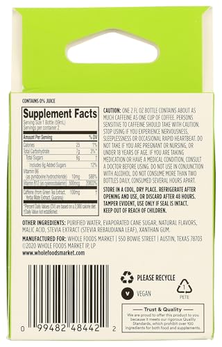 Image of 365 by Whole Foods Market Energy Shot Duo Pack, Cherry Limeade, 2 Fl Oz