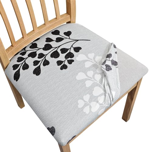 SPRINGRICO Seat Covers for Dining Room Chair Set of 4, Byron Palm