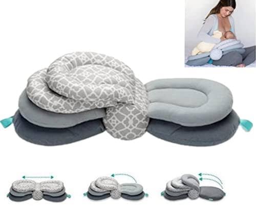 richtots Premium Breastfeeding Pillow Elevate Adjustable Nursing Pillow Multicolor-image-18