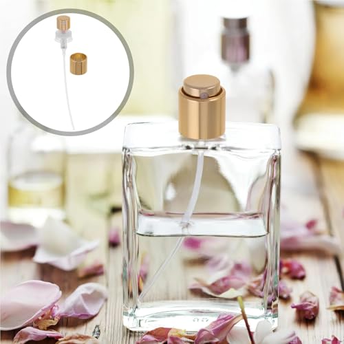 Boquilla de perfume con acabado de lujo dorado y dosificador de alta precisión cosmética 6