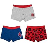 Marvel Spiderman Boxershorts für Jungen Unterhose Unterwäsche Mehrfarbig Bunt (3er Pack)