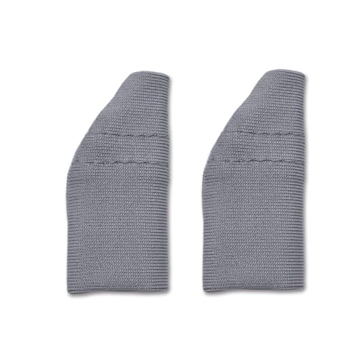 Hearing Aid Covers Protect Hearing Amplifiers from Sweat, Dirt and Moisture， Fits Hearing Instruments 1.2” to 1.4” (Gray, M)