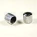 2x Metal Guitar Knobs For Tele or JB style,Dome Chrome