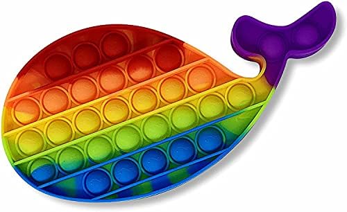 UK STOCK - 1ABOVE Pop it Bubble Sensory Fidget Toy, Autism Special Needs Stress Reliever Anxiety Relief Toys, Extrusion Bubble Fidget Sensory Toy (APPLE)