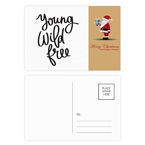 Cartes postales Père Noël Young Wild pour accompagner vos cadeaux et messages de vœux