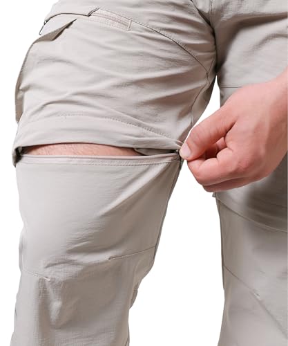Image of Tripole Traverse Cargo Pants for Men - Convertible Trekking & Hiking Pants for Travel | Quick-Dry Lightweight Zip-Off Pants