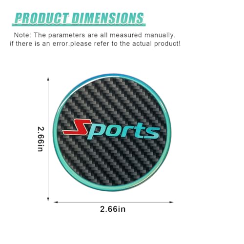 Portavasos para Auto de Fibra de Carbono, Pack 2 piezas miniatura 2