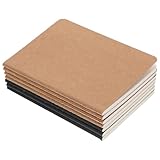 KOCKSHION 42ページ空白A6スケッチブック6冊セット│罫線なしノート│厚手紙使用│携帯用スケッチブック│旅行や屋外の絵画 落書き用