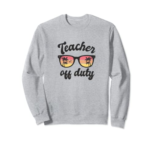 Teacher Off-Duty Occhiali da sole Retro Estate Vibe Felpa