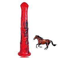 Analdilos Herren Körpersicheres Material: Dieser ultralange Tierdildo besteht aus flüssigem Silikon, ist kein Phthalat, weich, körpersicher und hautfreundlich. Es ist ein lebensechter Pferdepenis mit einem schönen glatten Kopf. Das "Pop" -Gefühl beim...