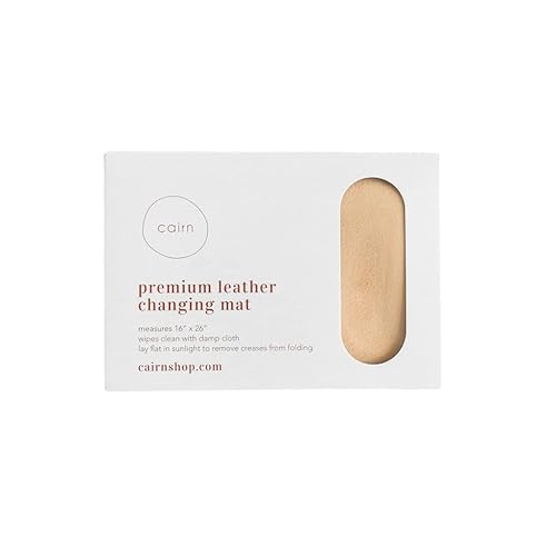 Miniatura 4 de Cambiador de bebé de cuero vegano - Almohadilla de pañales portátil, lavable y reutilizable - 16 x 26 pulgadas - Plegable para viajes