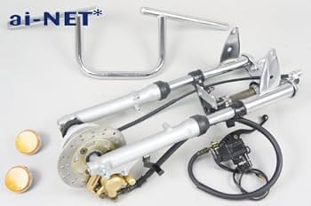 週末限定価格　モンキー　フロントフォーク他 1392wモンキー用 ノーマルルックフロントフォークキット(ディスク仕様