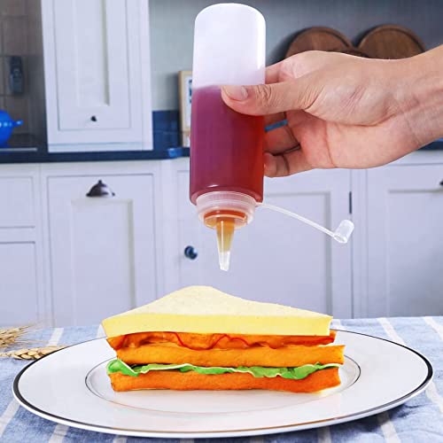 Envases exprimibles de 8 oz para salsa de tomate y aderezos con tapa de rosca 7